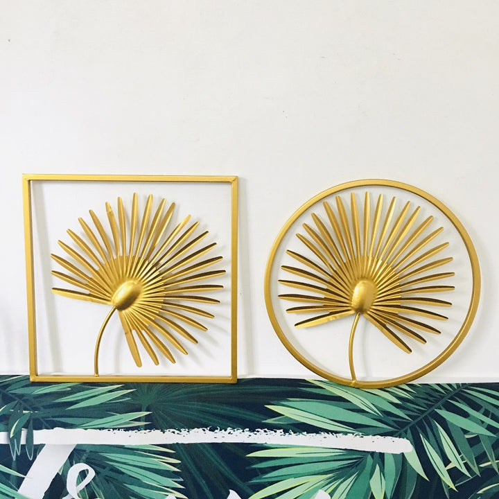 Decorative Metal Palm Leaf Wall Art
