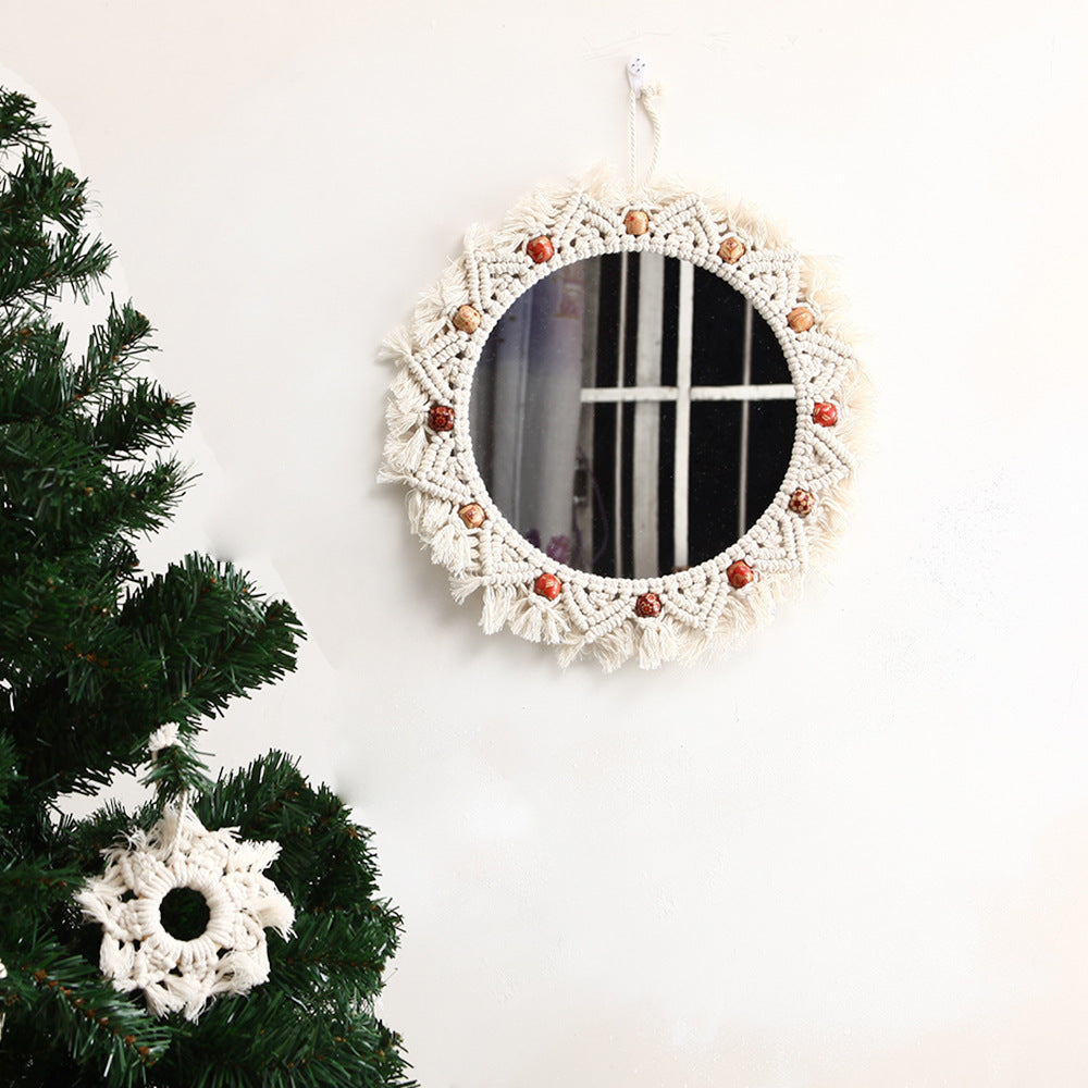 Decorative Macrame Wall Mirror