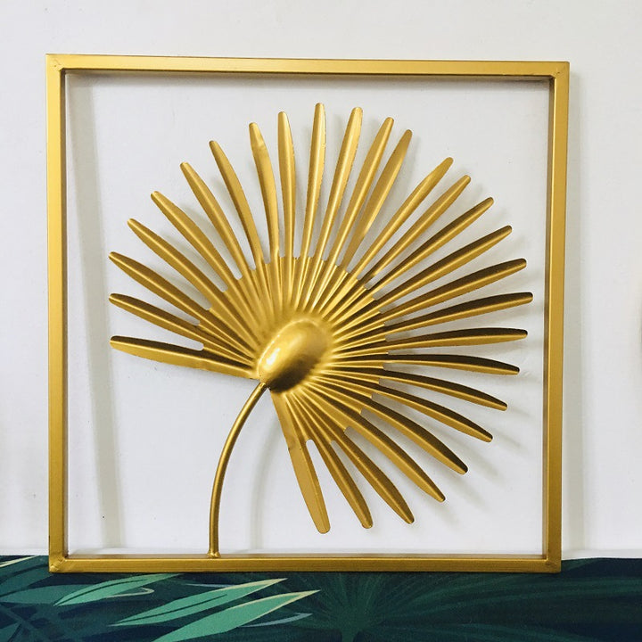 Decorative Metal Palm Leaf Wall Art