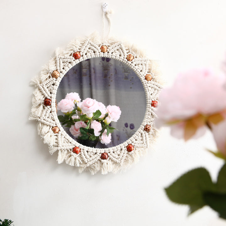 Decorative Macrame Wall Mirror