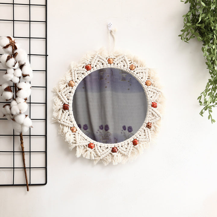 Decorative Macrame Wall Mirror