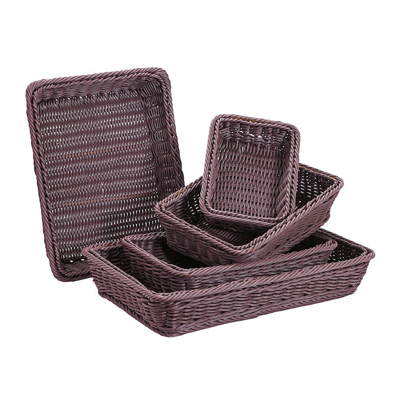 Rectangular Woven Storage Basket 1787895767