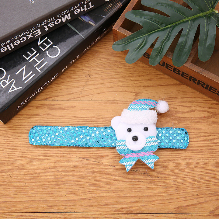 Creative Christmas wristband with snowman design