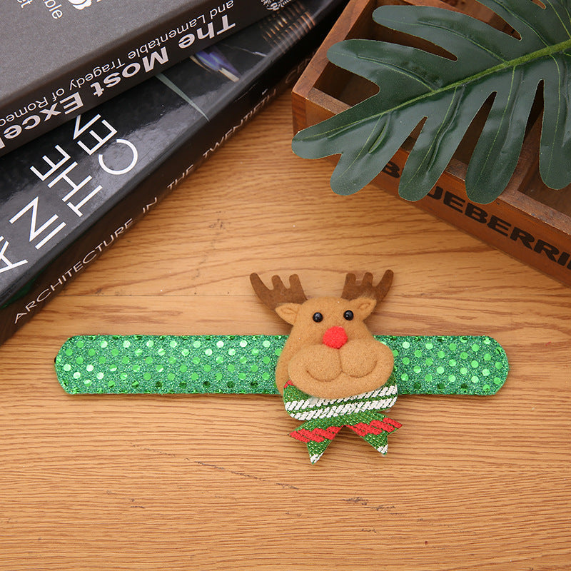 Creative Christmas wristband with snowman design