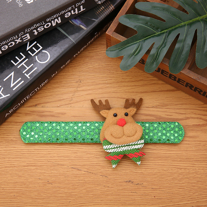 Creative Christmas wristband with snowman design
