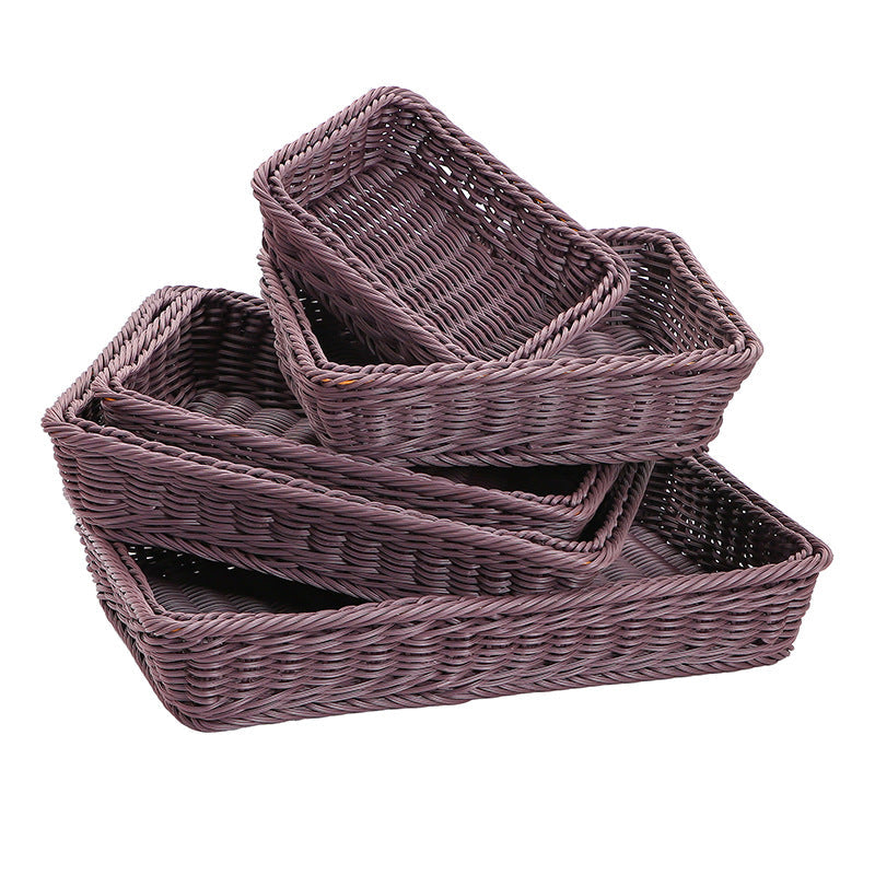 Rectangular Woven Storage Basket 1787895767