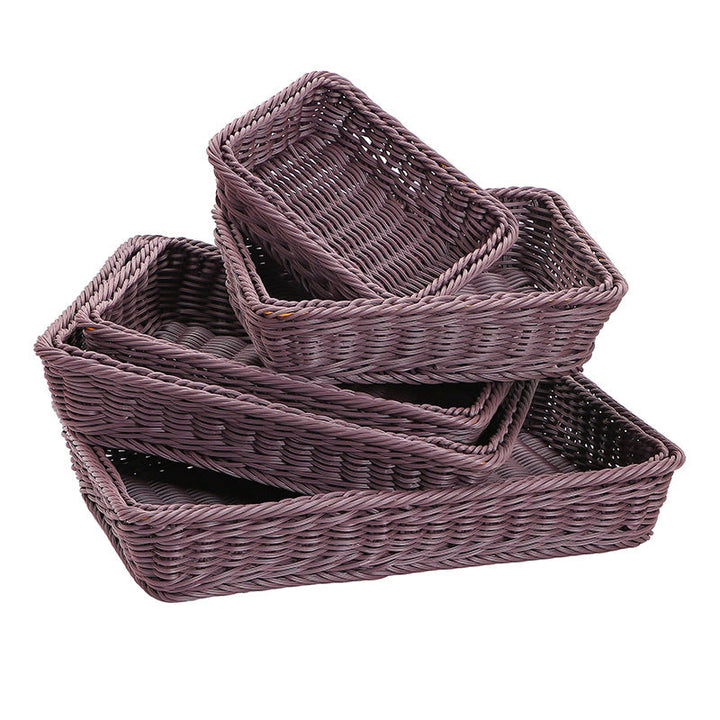 Rectangular Woven Storage Basket 1787895767