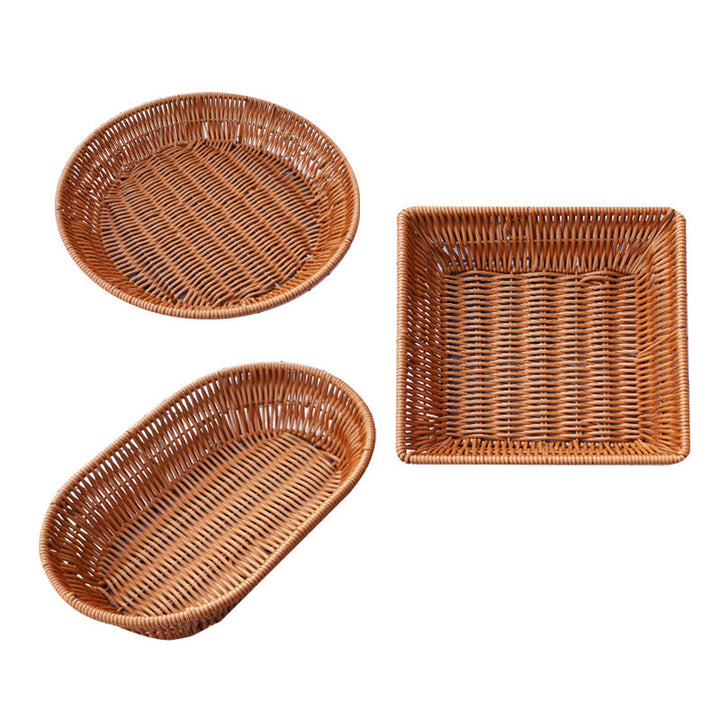 Handwoven Decorative Serving Basket Set