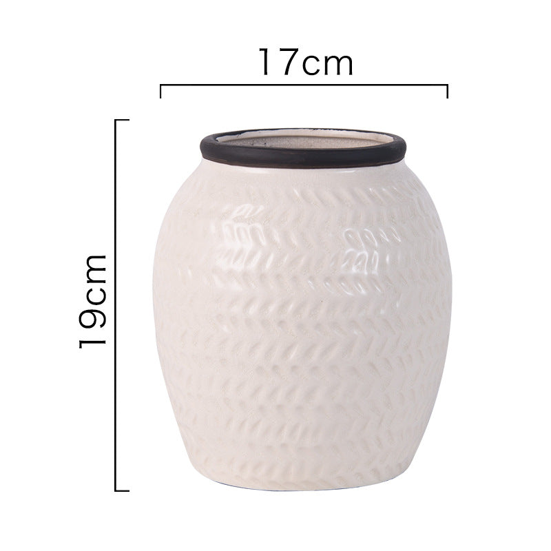 Decorative ceramic vase