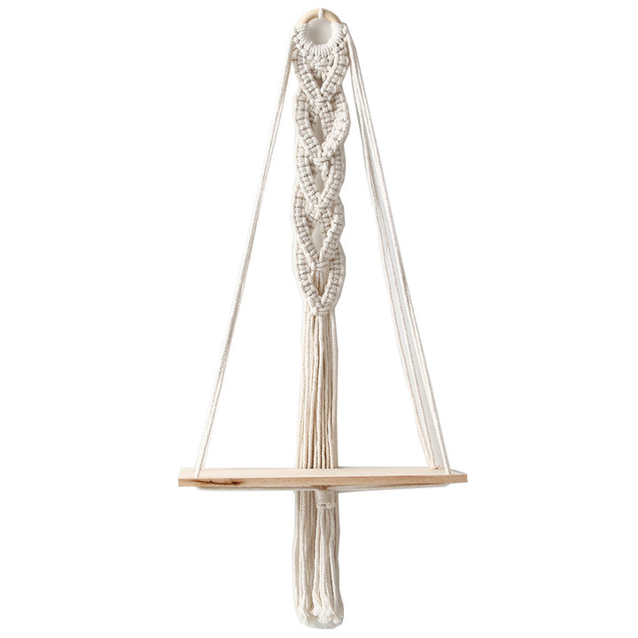 Macrame Decorative Hanging Shelf