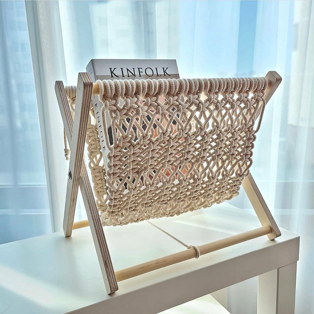 Handcrafted Macramé Laundry Basket