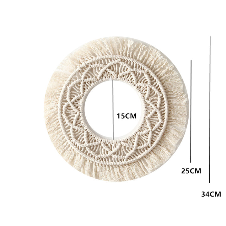 Bohemian Macrame Wall Mirror