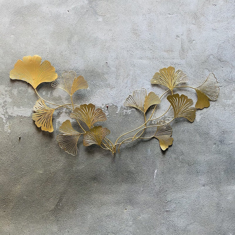 Decorative Ginkgo Leaf Wall Sculpture