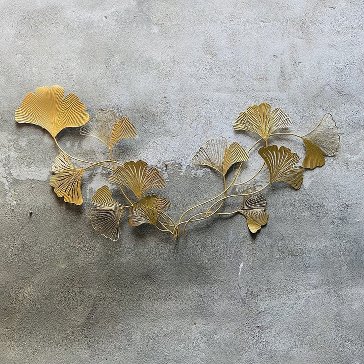 Decorative Ginkgo Leaf Wall Sculpture