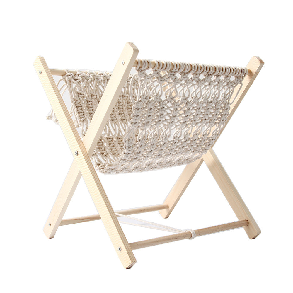 Handcrafted Macramé Laundry Basket