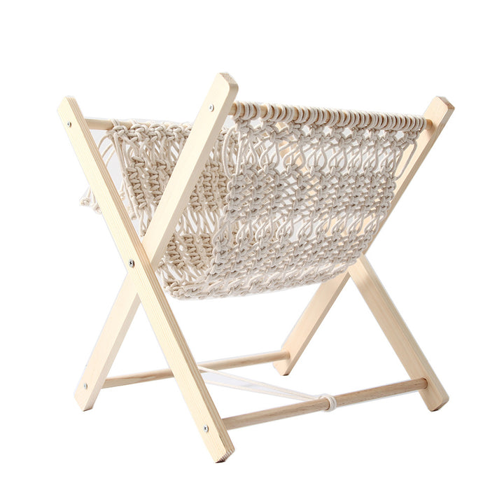 Handcrafted Macramé Laundry Basket
