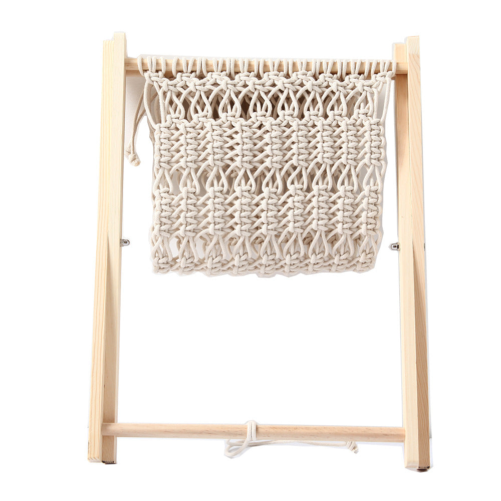 Handcrafted Macramé Laundry Basket
