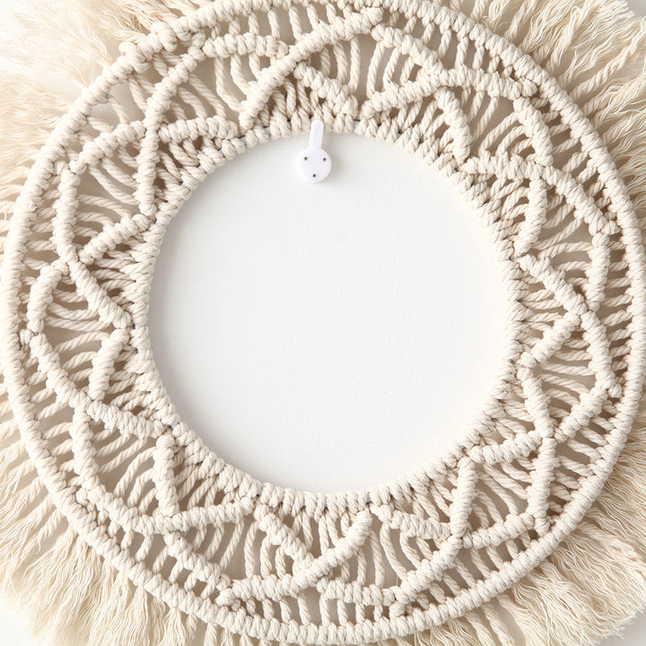 Bohemian Macrame Wall Mirror