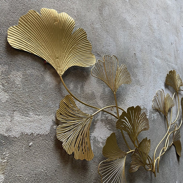 Decorative Ginkgo Leaf Wall Sculpture