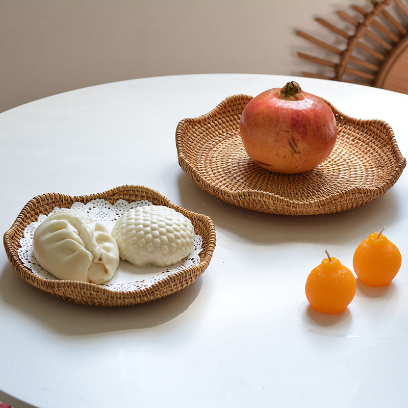 Elegant and handwoven fruit bowl