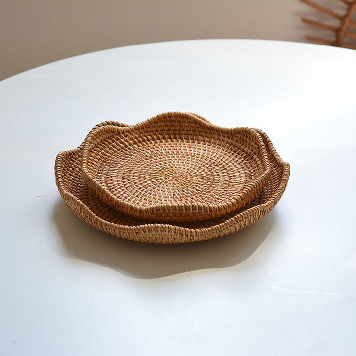 Elegant and handwoven fruit bowl