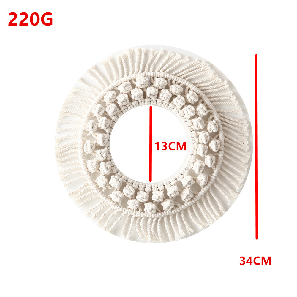 Bohemian Macrame Wall Mirror
