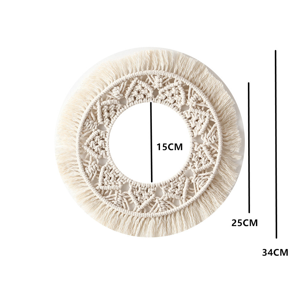 Bohemian Macrame Wall Mirror