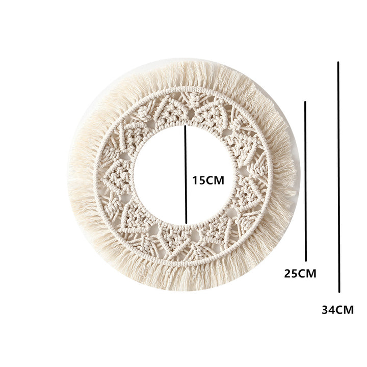 Bohemian Macrame Wall Mirror