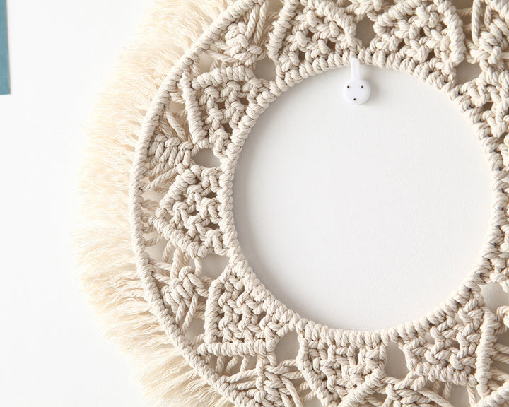 Bohemian Macrame Wall Mirror