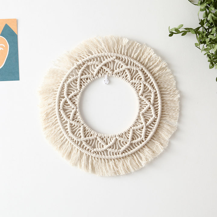 Bohemian Macrame Wall Mirror