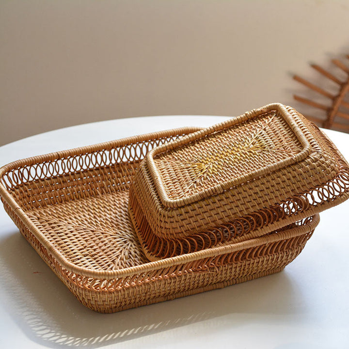 Handmade square basket