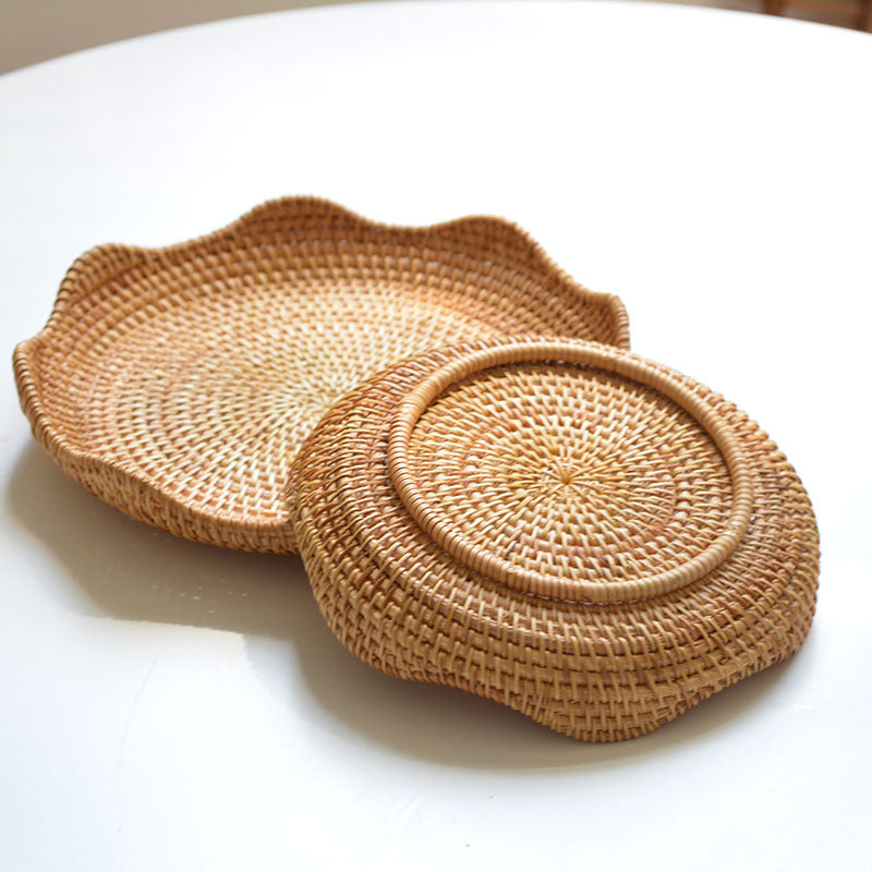 Elegant and handwoven fruit bowl