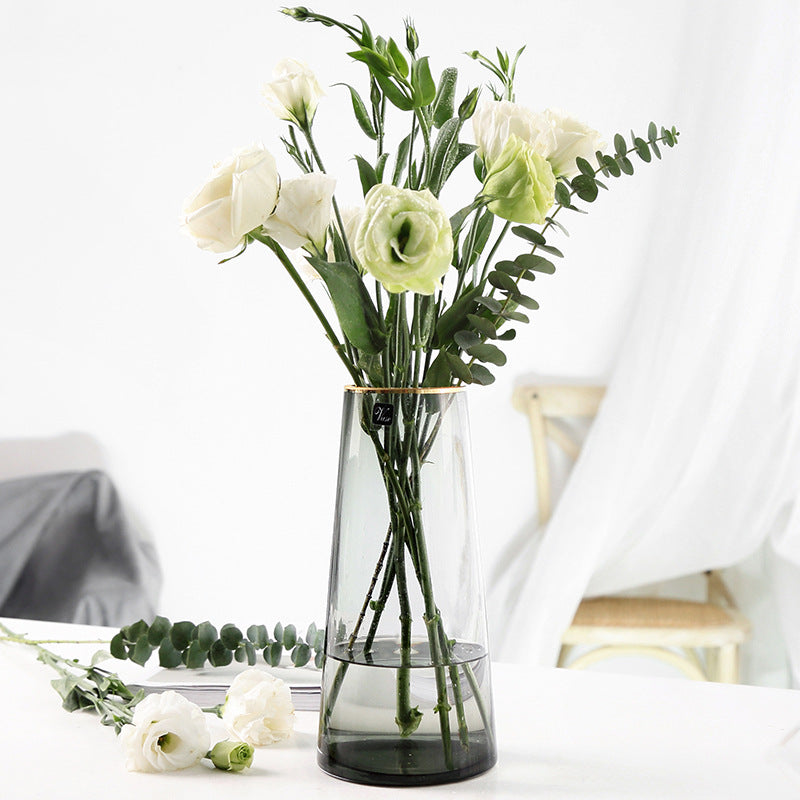 Elegant Flared Glass Vase