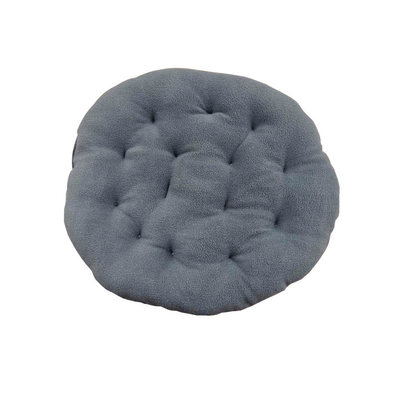 Cozy cat bed made of woven natural material