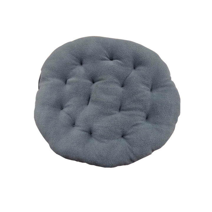 Cozy cat bed made of woven natural material