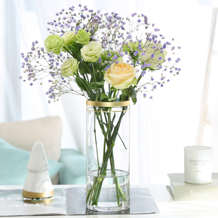Decorative Glass Vase for Home Decoration