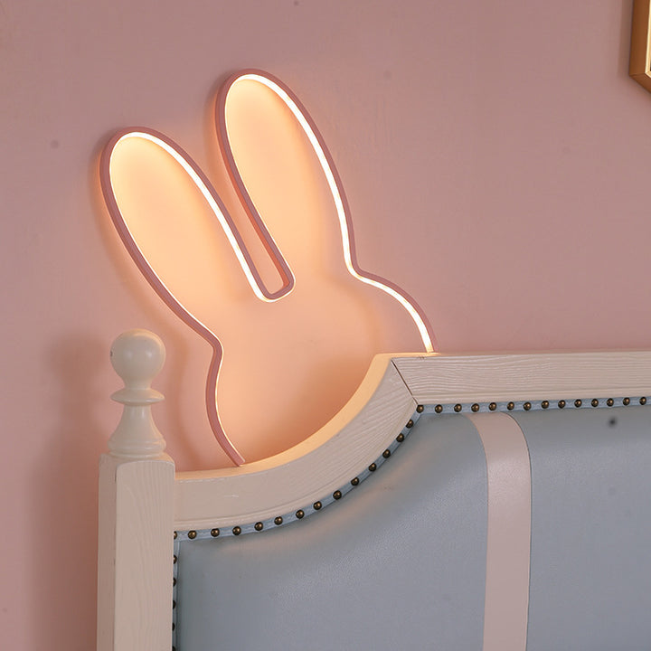 Bunny-shaped LED ambient wall and table night light