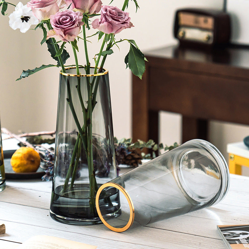 Elegant Flared Glass Vase
