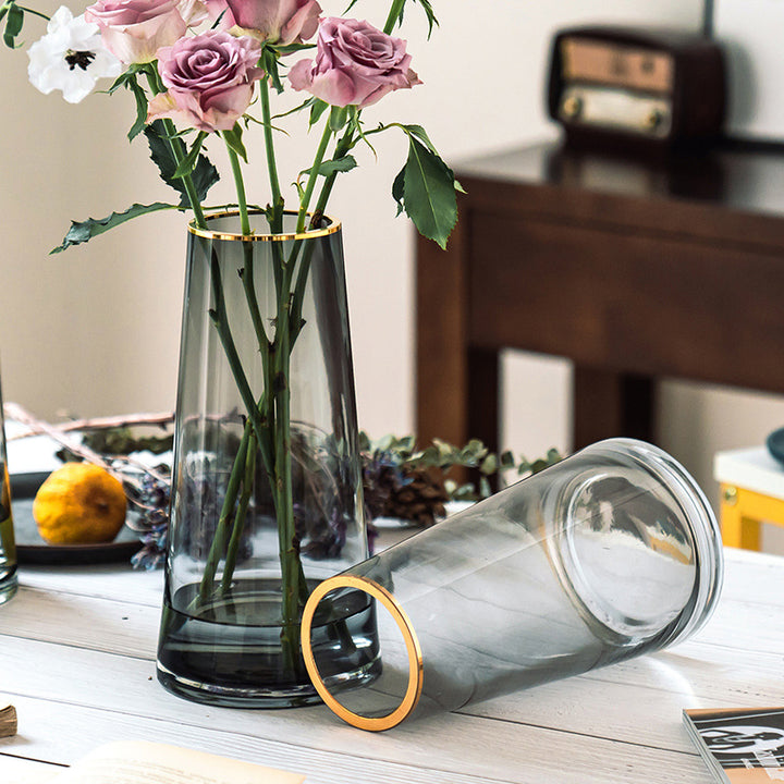 Elegant Flared Glass Vase