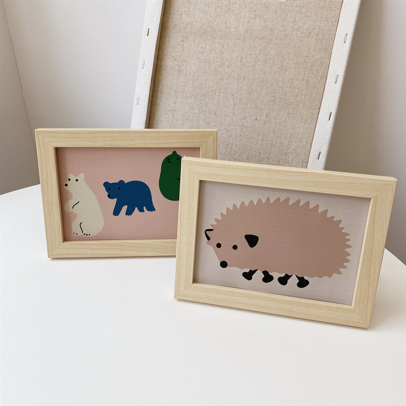 Cute Hedgehog Art Print Frame