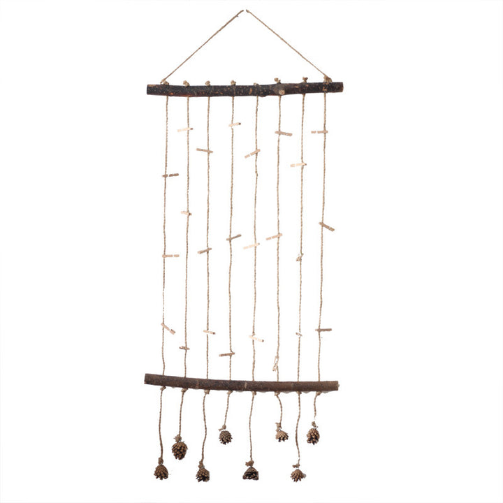 Decorative wall tapestry with natural motifs
