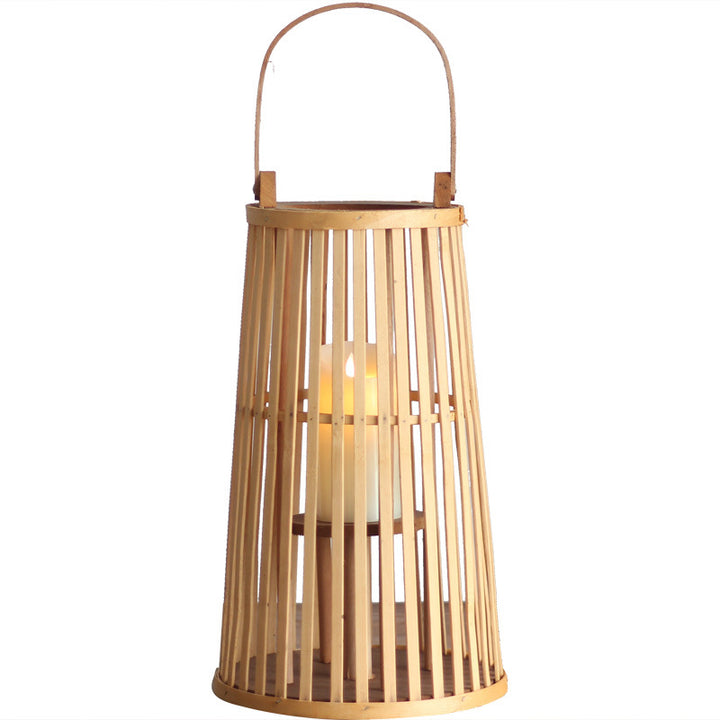 Handcrafted wooden lantern