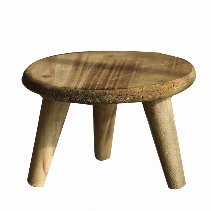 Stylish wooden footstool