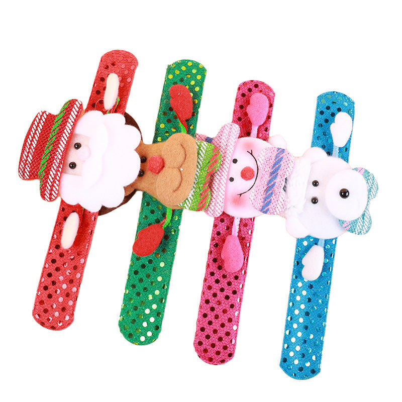 Creative Christmas wristband with snowman design