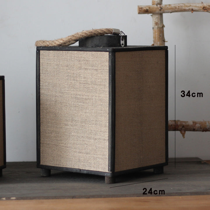 Modern storage basket made of fabric