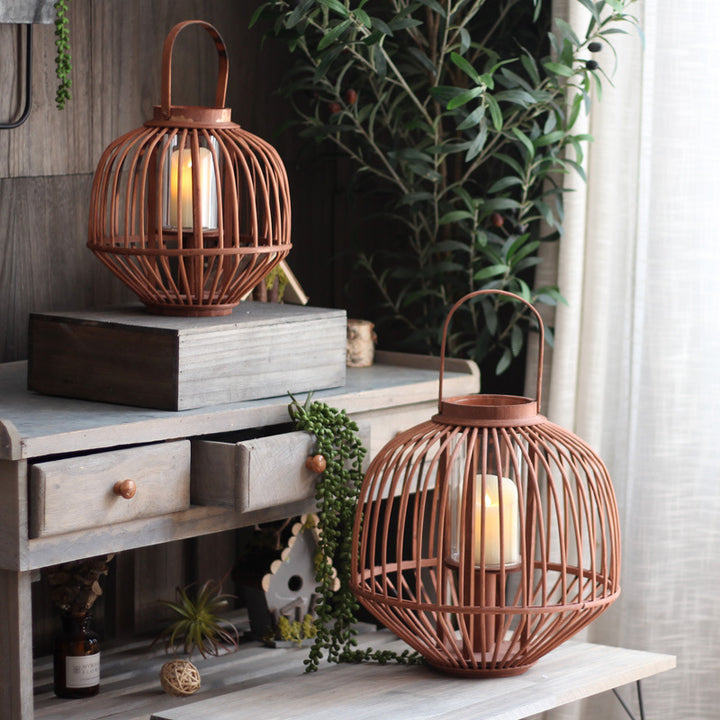 Decorative wooden lantern