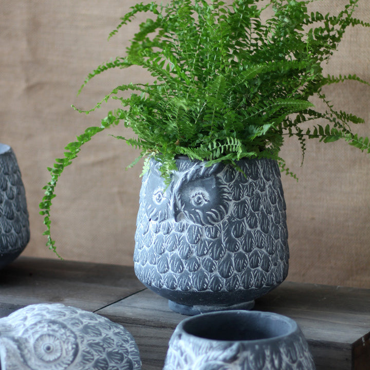 Decorative Owl Ceramic Pot