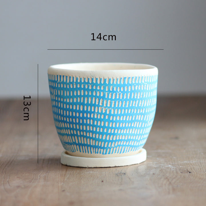 Decorative plant pot