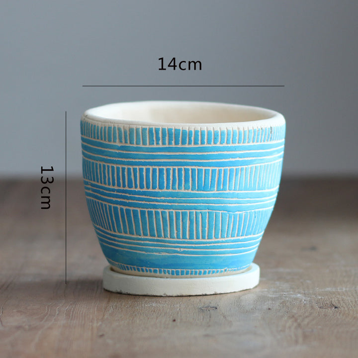 Decorative plant pot