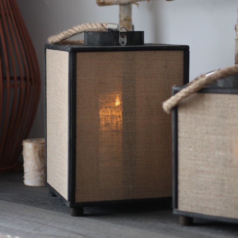 Modern storage basket made of fabric